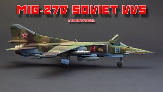 MiG-27 D SOVIET VVS 1:72 ARTMODEL Full Video Build