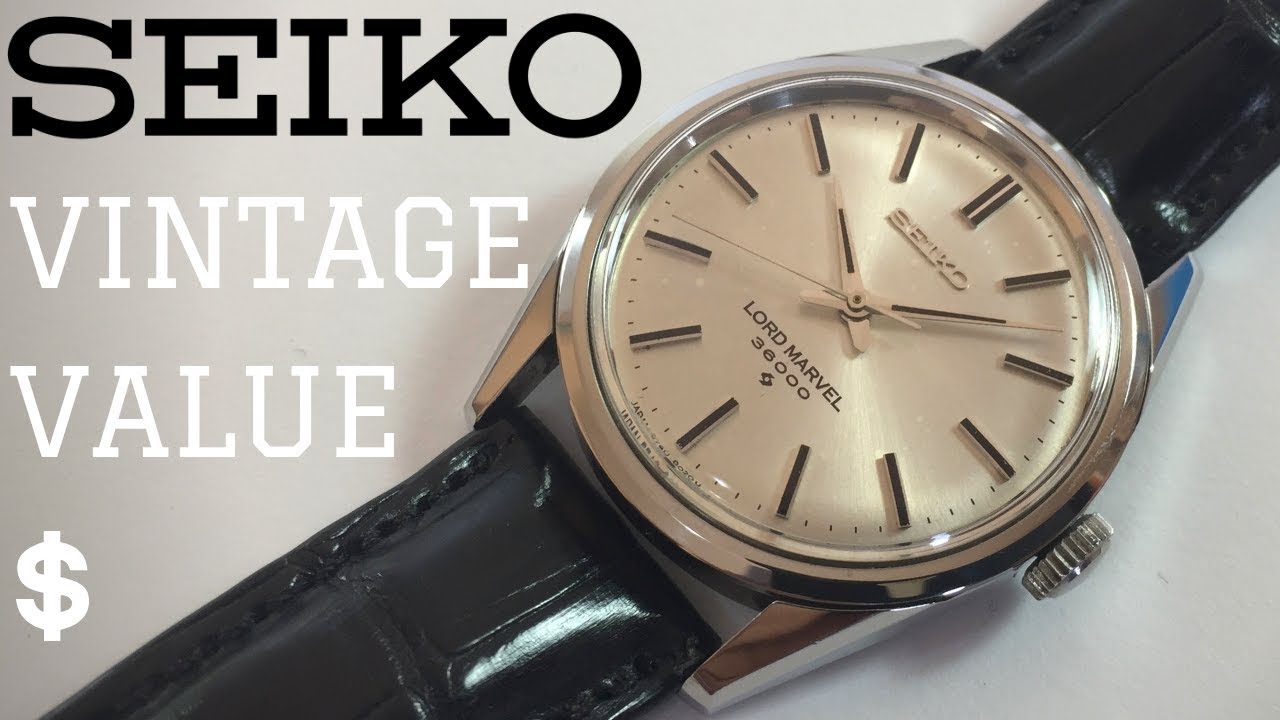 Seiko Vintage Lord Marvel 1976 LM5740 Hi-Beat - YouTube