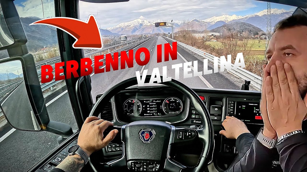 Momento Imbarazzante In Berbenno di Valtellina  #camionista #camion #autostra #lavoro #ultimo12metri