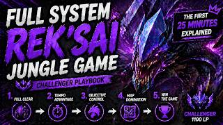 The Full Rek'Sai Jungle System (Challenger Jungle Guide for Season 16)