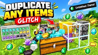 DUPLICATE ANY ITEMS in Minecraft Bedrock v26.44+ 😱 | NEW DUPE GLITCH!