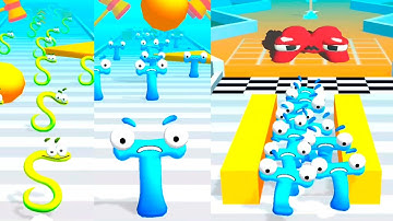 Alphabet ABC Letter Run  (Merge Alphabet Lore) ⭐⭐⭐⭐⭐ abcdefghuvwxyz. Part 19.