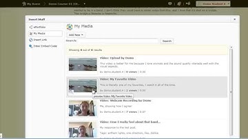 Desire2Learn: Video Upload using Kaltura