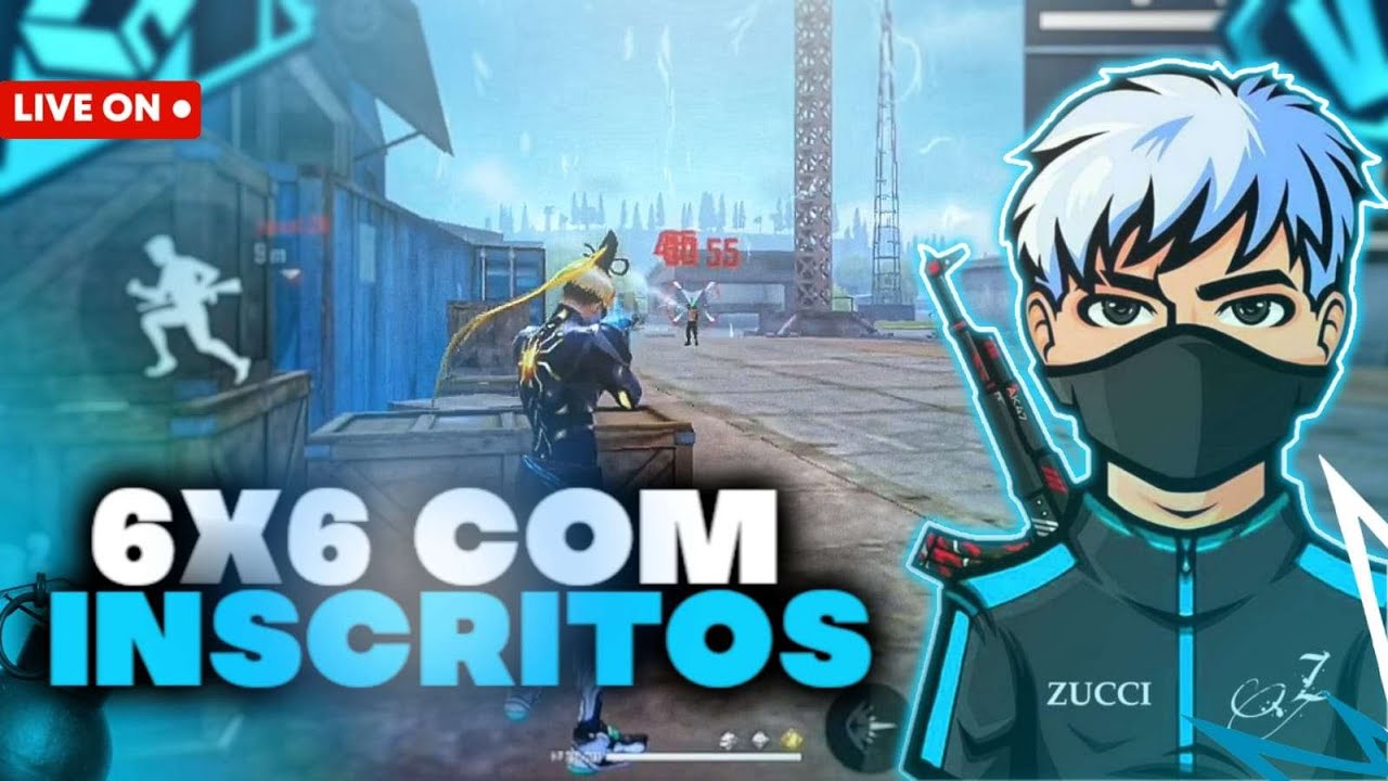 ❄️FREE FIRE - AO VIVO❄️ Jogando com os INSCRITOS⚡X1 Dos Crias!  🔥4x4🔥e🔥6x6🔥RUMO Ao MESTRE!