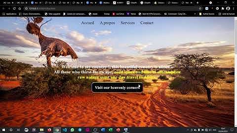 Comment créer une page web dynamique, avec un menu en javascript ? Intro
