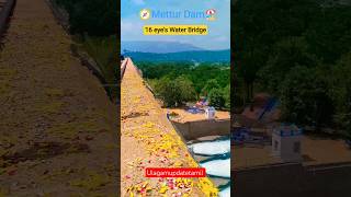 🥳❤️Mettur Dam 🧭😍16Eyedam #bridge #salem #yt #vlog #2025 #tamilnadu #update #travel #2k #river #viral
