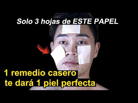 Basta solo 3 hojas de ESTE papel para lograr 1 <strong>piel</strong> perfecta