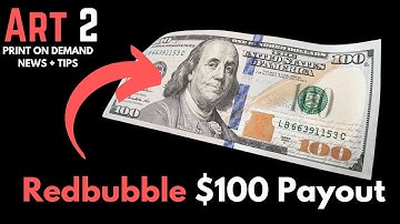 Redbubble $100 Payout Quick