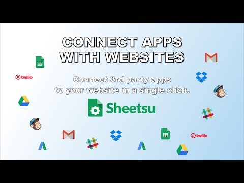 Sheetsu Connect - Connect Apps with Websites
