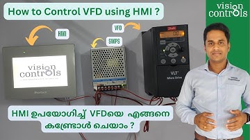 How to control VFD using HMI ? | HMI ഉപയോഗിച്ച്  എങ്ങനെ VFD യെ കണ്ട്രോൾ ചെയാം?