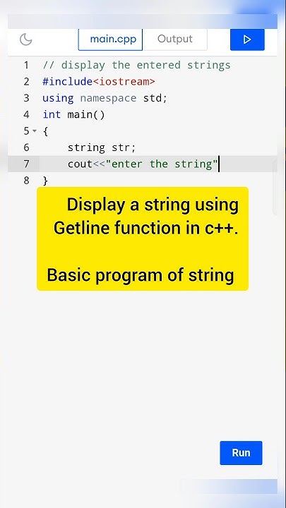 strings in c++ | string program in c++ 🔥#cpp #shorts #shortfeed_coding ...