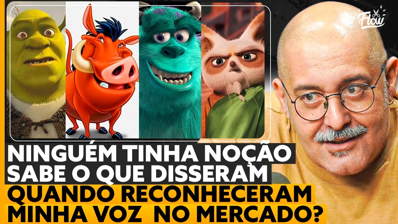 A VOZ QUE MARCOU SUA INFÂNCIA: Mauro Ramos REVELA os BASTIDORES da DUBLAGEM brasileira