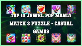 Top 10 Jewel Pop Mania Match 3 Puzzle Android App screenshot 1