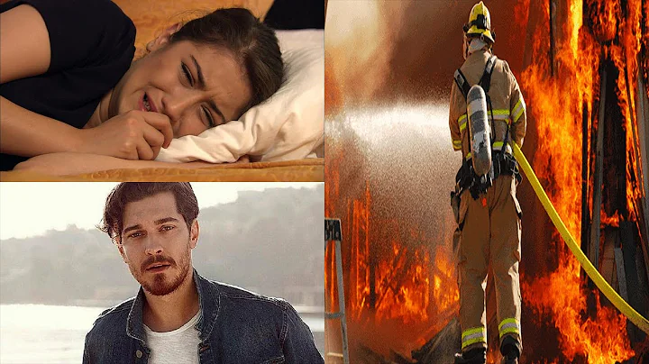 aatay Ulusoy put off the fire in Hazal Kaya's house!