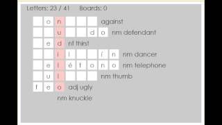 Learn Spanish Vocabulary with Free Crossword Game screenshot 2