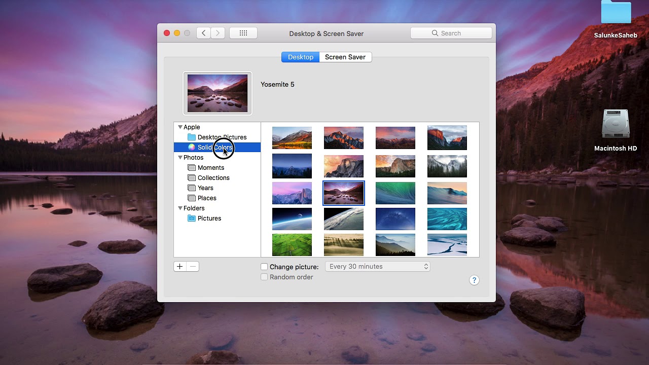 How To Change Desktop Background Picture Or Wallpaper In Macbook Pro