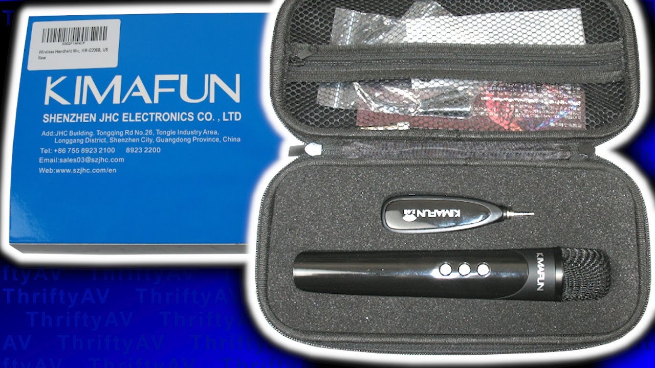 KIMAFUN Wireless Handheld Microphone System, KMG206B Unboxing