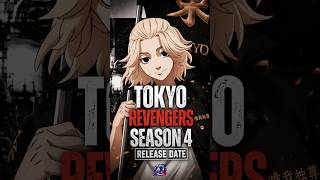 TOKYO REVENGERS SEASON 4 RELEASE DATE #tokyorevengersviral #animenews #takimichi #mikey #crunchyroll