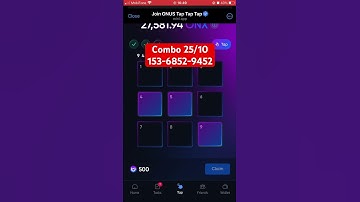 Onus Tap Tap 🔥 Mật Mã Ngày - Daily Code ONX 25/10 🔥 Free Token ONX #airdrop #onus #tap2earn #earn
