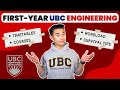 1styear ubc engineering  everything you need to know timetables courses  survival tips