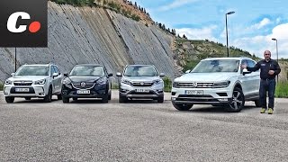 Volkswagen Tiguan SUV vs Mazda CX5, Honda CRV, Subaru Forester | Prueba / Test / Review