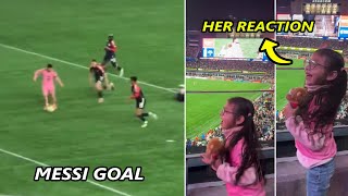 Lionel Messi Goal and Young Fan Crazy Reaction