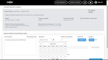 How can tutor bid on student