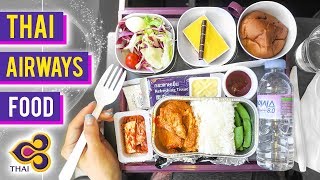 Thai Airplane Food ► Pork Curry on Thai Airways from ICN to BKK to HKT