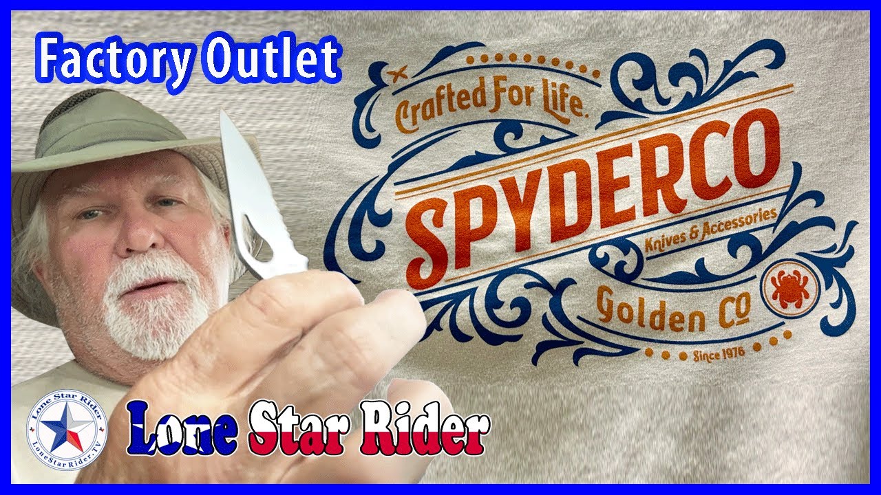 Присоединяйтесь к Одинокой Звезде! Он заглянет в фирменный магазин Spyderco в Голдене, штат Колор...