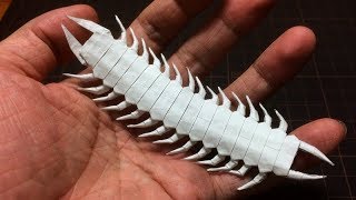 【折り紙】ムカデの折り方 Centipede Origami
