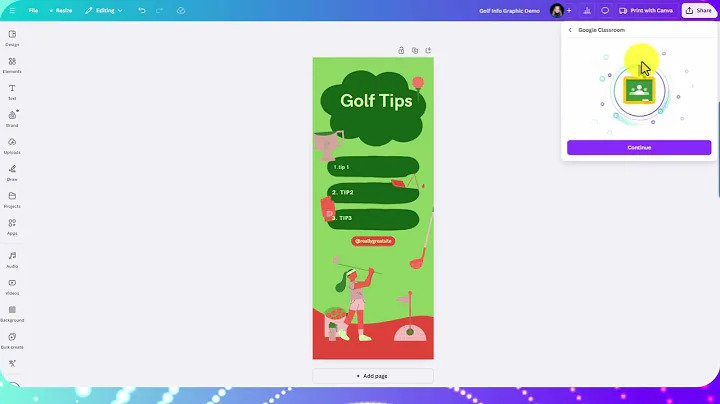 Canva Infographic and Google Classroom