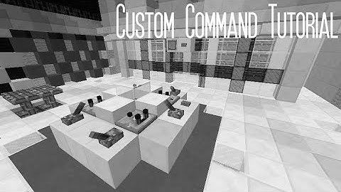 Minecraft Custom Command Tutorial