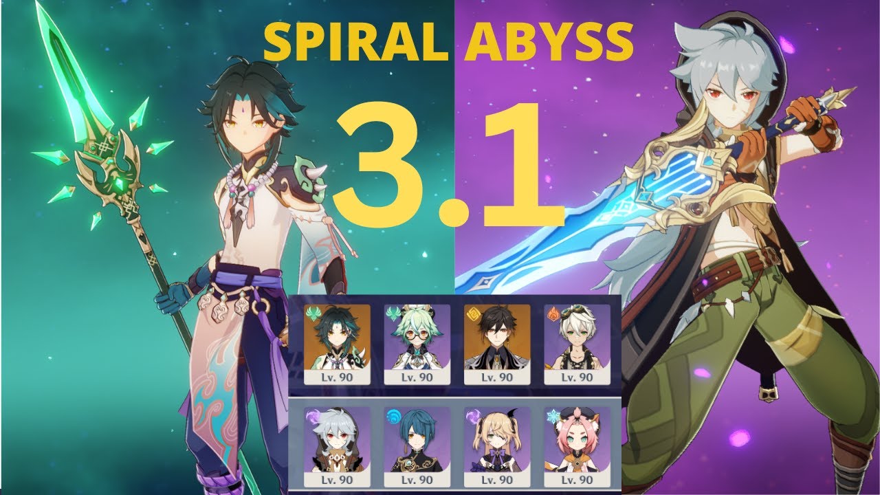 C6 Razor and C1 Xiao 9 Star the 3.1 Floor 12 Spiral Abyss [Genshin ...