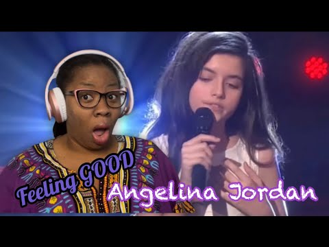 SUPER TALENTED | Angelina Jordan “FEELING GOOD” (10 Years Old) LIVE REACTION