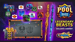 Legendary Beasts Pool Pass Collecting Rewards (2024). 8 Ball Pool