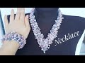 Beaded necklace/Necklace corner/Perl necklace/Diy necklace/Tutorial/Колье из бисера/Колье уголок