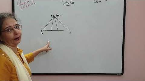 Class 9 maths- Circles- NCERT Theorems & Ex 10.4 Q1