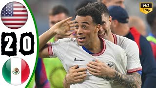 United States vs Mexico 2-0 Highlights \& All Goals - Concacaf Final 2024