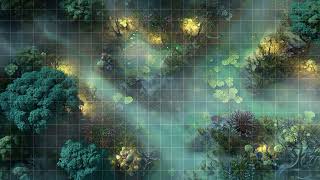 D&D | Dreamroot Swamp Free Grid | Animated Battle Maps