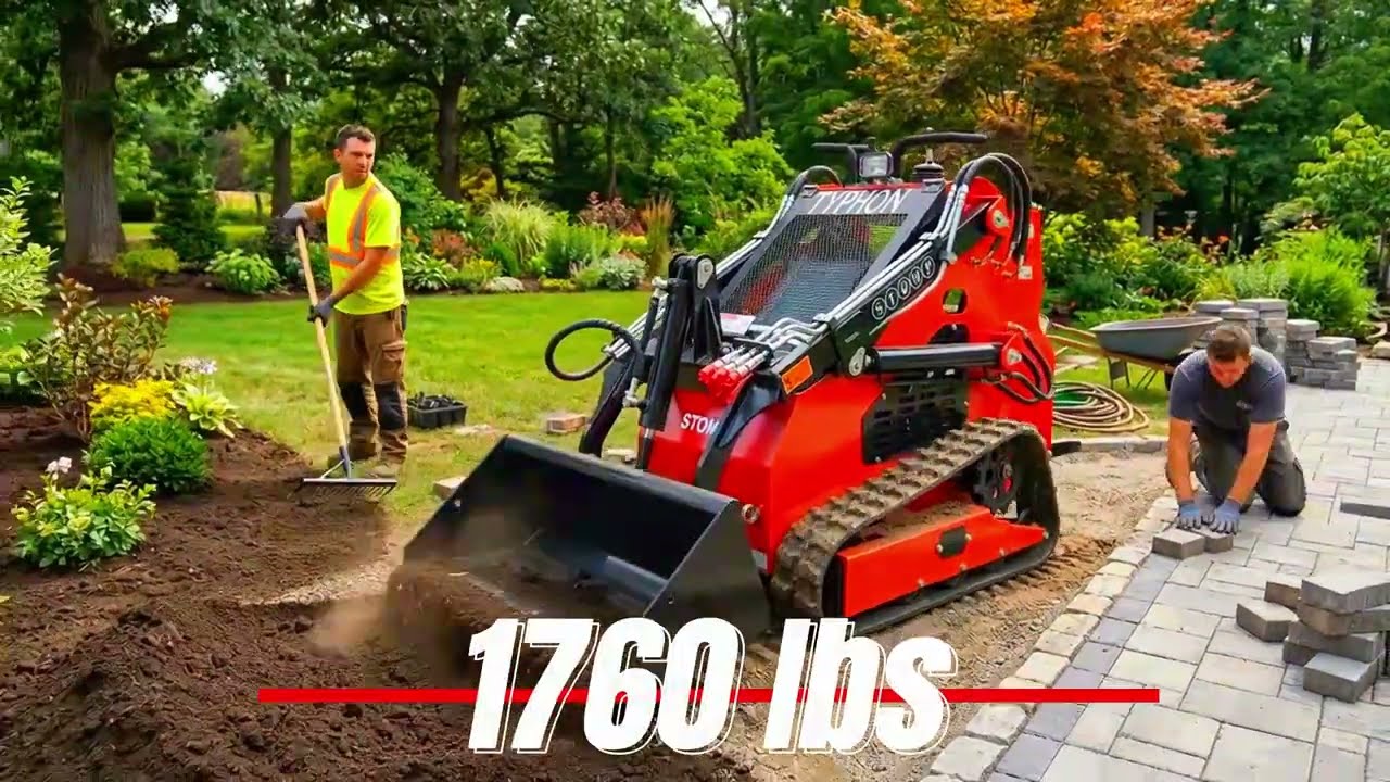 TYPHON STOMP 507 Mini Skid Steer Loader – Power in a Compact Size