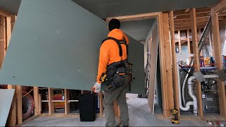 Just a bit of Framing and Drywall action!