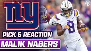 Instant Analysis: New York Giants Draft LSU&#39;s Malik Nabers | FantasyPros