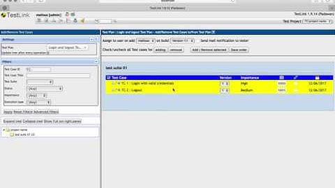 06. TestLink-Execute test cases