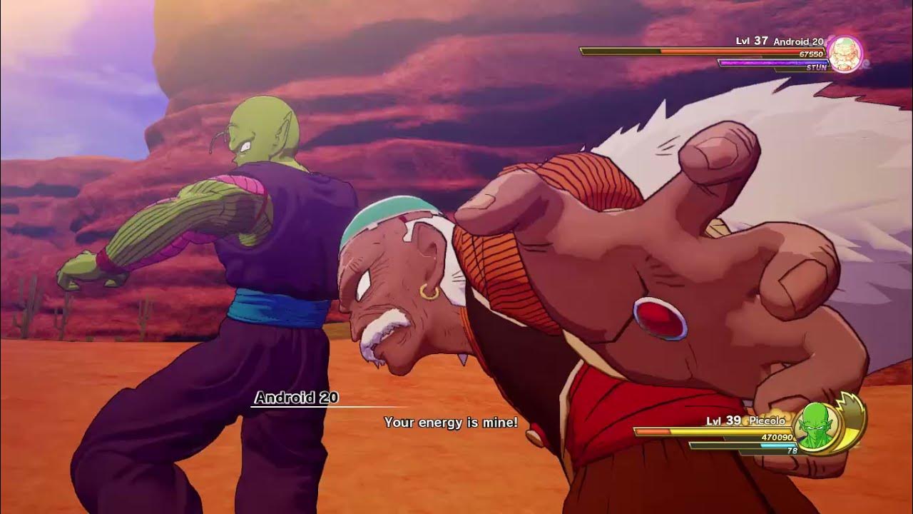 Dragon Ball Z Kakarot Piccolo VS Android 20 YouTube