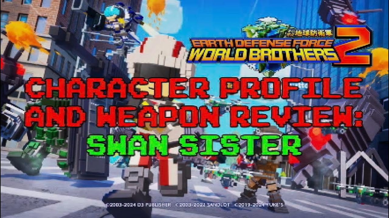 Earth Defense Force World Brothers 2 CHARACTER PROFILE/WEAPON REVIEW: SWAN SISTER Ep. 13