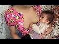 طریقه شیر دادن مادر به فرزندش The Way A Mother Breastfeeds Her Child 