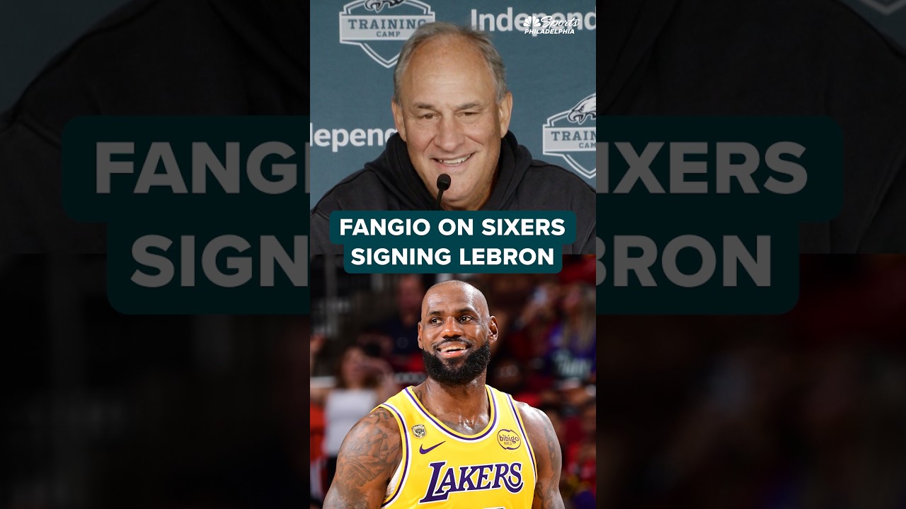 Vic Fangio on LeBron James signing with the Sixers and who he thinks was a better acquisition