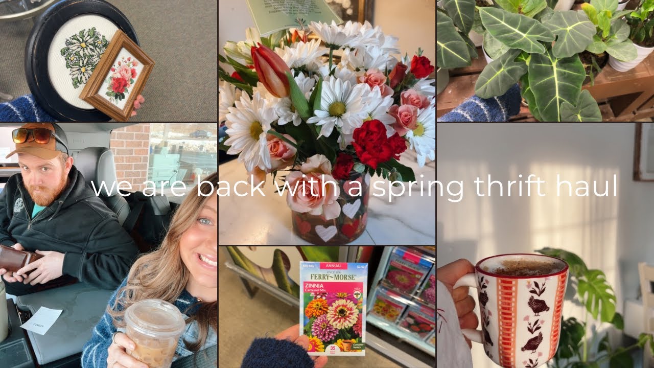 Back After a Break! Valentine’s Date, Porch Sale Finds & Spring Thrifting 