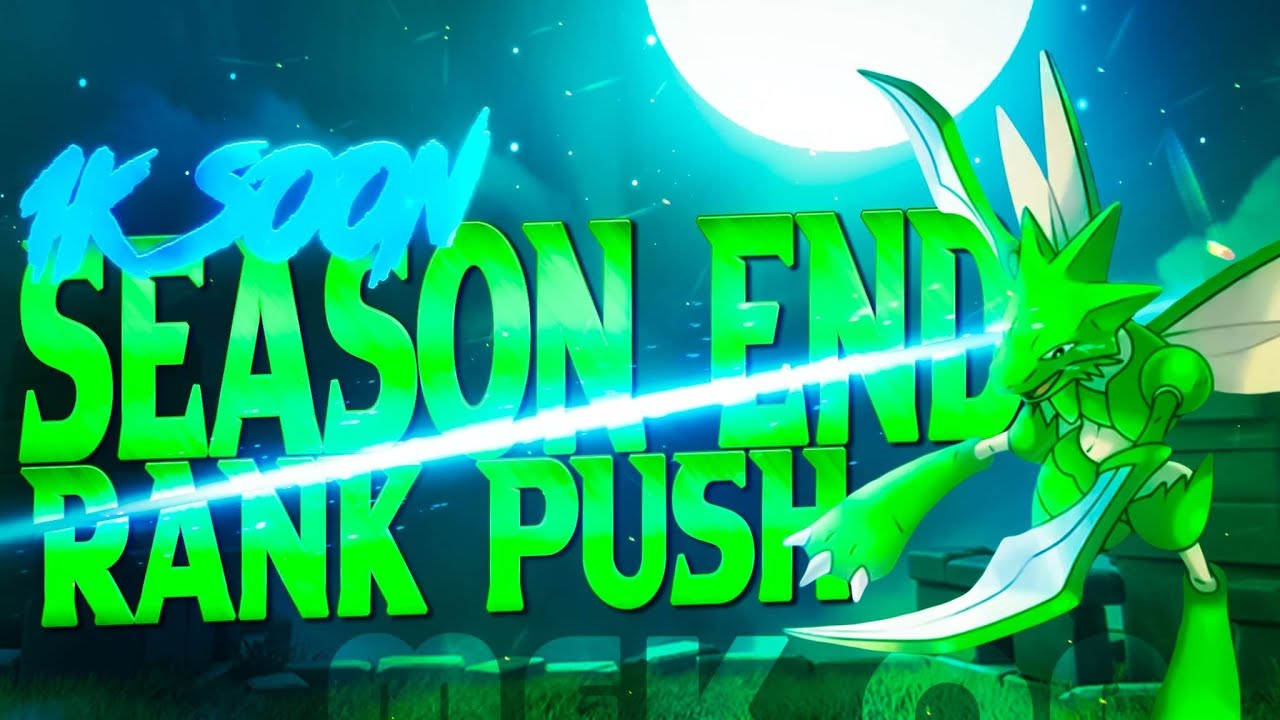SEASON END RANK PUSH | ROAD TO 1K SUBS | POKEMON UNITE LIVE GAMEPLAY ...