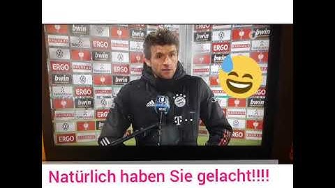 DFB POKAL Thomas Müller sauer auf Reporterin nach Holstein Kiel Debakel